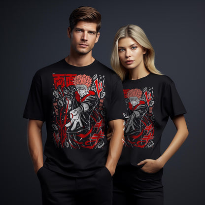 T-Shirt maglietta FanArt Sukuna Manga Videogames Film SerieTV Music